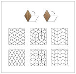 3D Zidne ploče Stripe Prirodny - 4