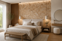 Plutene zidne obloge  MALTA SNOW-BEIGE - 3