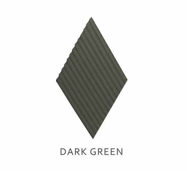 3D zidne ploče Stripe-DARK-GREEN