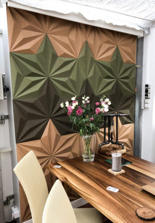 3D Wall Panels Brown